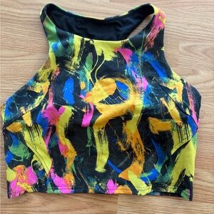 Lululemon cropped tank top size 10